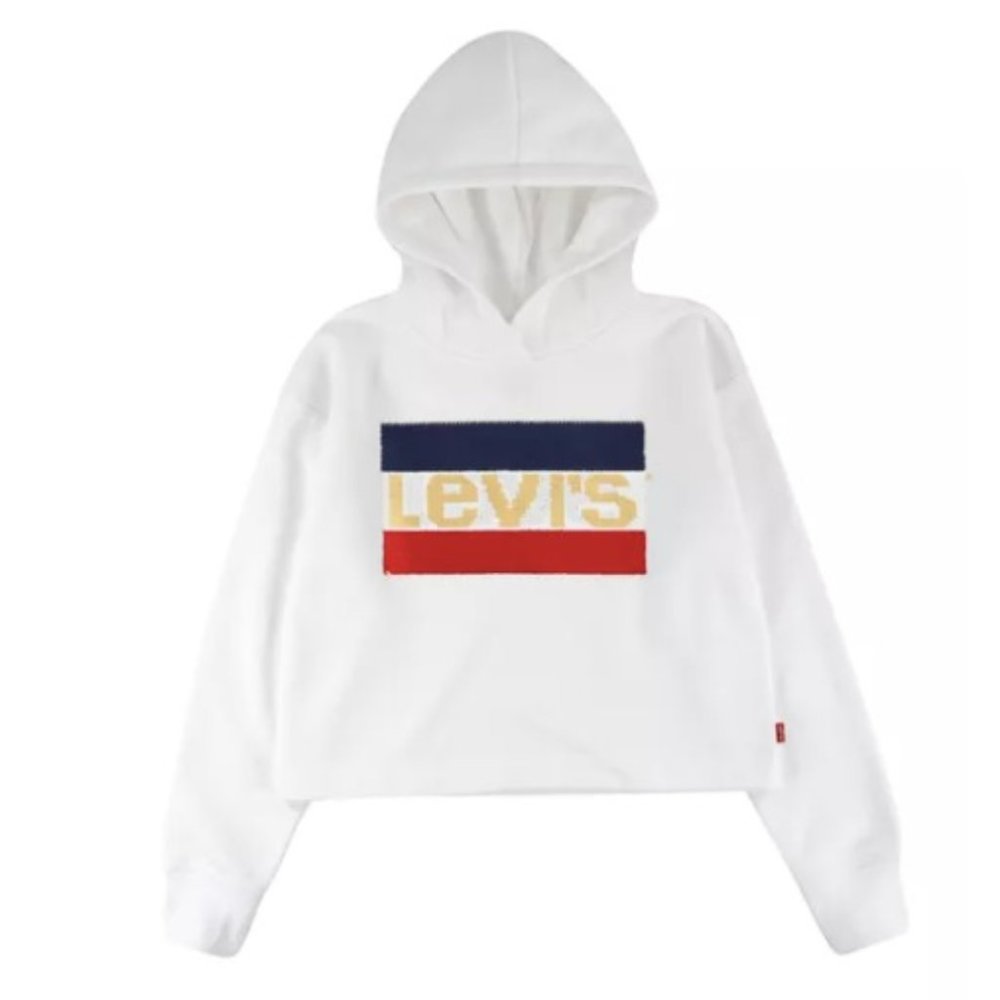 Levi’s sequin hoodie big kids M NWT